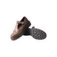 thumbnail image 5 of TMA EYES Chunky Platform T-Strap Hollowed-Out Loafer Vintage Round Toe Women's Single Shoes, 5 of 5