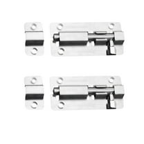 Keyless Entry Door Slide Lock - Thickened Stainless Steel with Easy Installation, Anti-Theft Design for Home Security