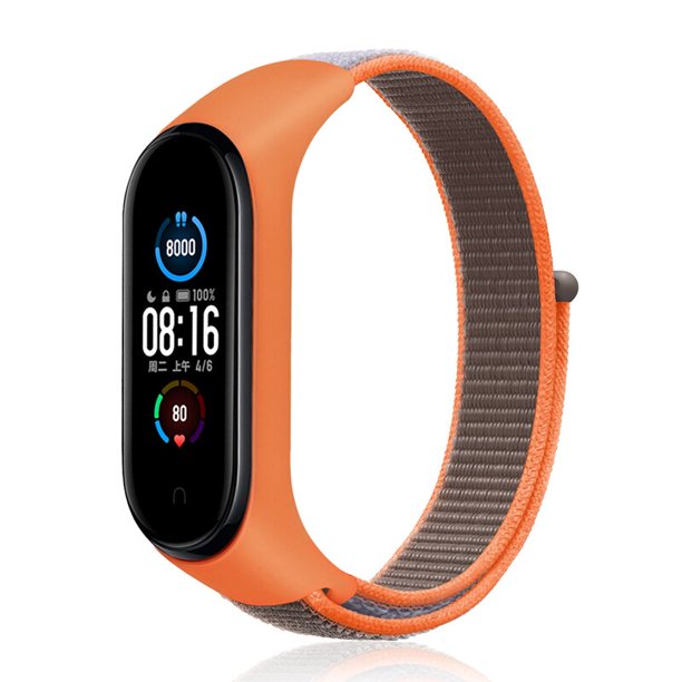 Correa de nailon para xiaomi mi band, pulsera deportiva para modelos 7, 6, 5, 4 y 3