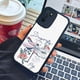 thumbnail image 4 of Destaca entre la multitud: llamativa funda plateada mate de doble capa para teléfono con una ilustración divertida para iPhone 15 Pro Max 14 13 12 Pro 11, 4 of 4