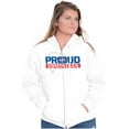 thumbnail image 3 of Proud Dominican DR Culture Ancestry Zip Up Hoodie Men's Women's Brisco Brands X, 3 of 5