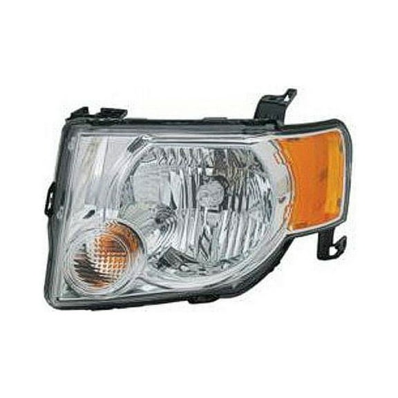 Left Driver Side Headlight Assembly - Compatible with 2008 - 2012 Ford Escape (without Appearance Package) 2009 2010 2011