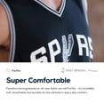 thumbnail image 6 of Men's Fanatics Keldon Johnson Black San Antonio Spurs Fast Break Replica Jersey - Icon Edition, 6 of 6