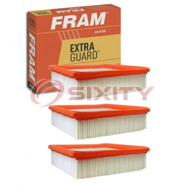 3 pc FRAM CA7764 Extra Guard Air Filters for 250022-887 25313349 A1518C AF1518 AF25636 LA1583 VA5314 Intake Inlet Manifold Fuel Delivery Filters Fits select: 1998,2000 HONDA CIVIC
