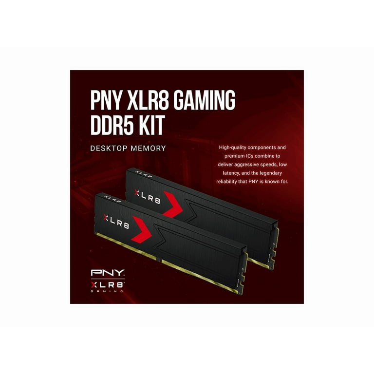 PNY XLR8 Gaming 32GB (2x16GB) DDR5 6000MHz CL36 Desktop Memory Kit