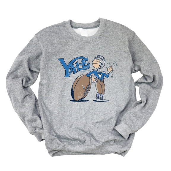Yale University Football Character - Women's Graphic Sweatshirt