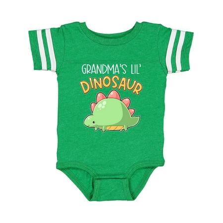 

Inktastic Grandma s Lil Dinosaur with Cute Stegosaurus Gift Baby Boy or Baby Girl Bodysuit