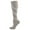 Gray, variant on WREESH Unisex Long Tube Socks Knee-High, Outdoor Comfort Breathable Personality for Men and Women Black