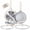 8"+9.5"+11"(Cream), variant on KITEXPERT 11-Inch Ceramic Frying Pan with Lid, Diamond-Textured Nonstick Skillet, Induction Compatible Cookware for Gas, Electric & Ceramic Stovetops, Sage Green