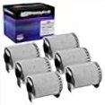 thumbnail image 3 of Speedy Inks Compatible Paper Tape Replacement for Brother DK-2243 4 in x 100 ft (White, 6-Pack) Compatible with The Following Brother Printer Model P-Touch QL-1050, 3 of 4