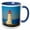 Blue/White, variant on 3drose, Canada, Nova Scotia. Peggys Cove Lighthouse at Dawn, 11oz Magic Transforming Mug