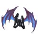 thumbnail image 1 of Accesorios de ala de dragón, ala decorativa para disfraz de Mardi Gras, Cosplay, para Halloween, azul y morado, 1 of 9