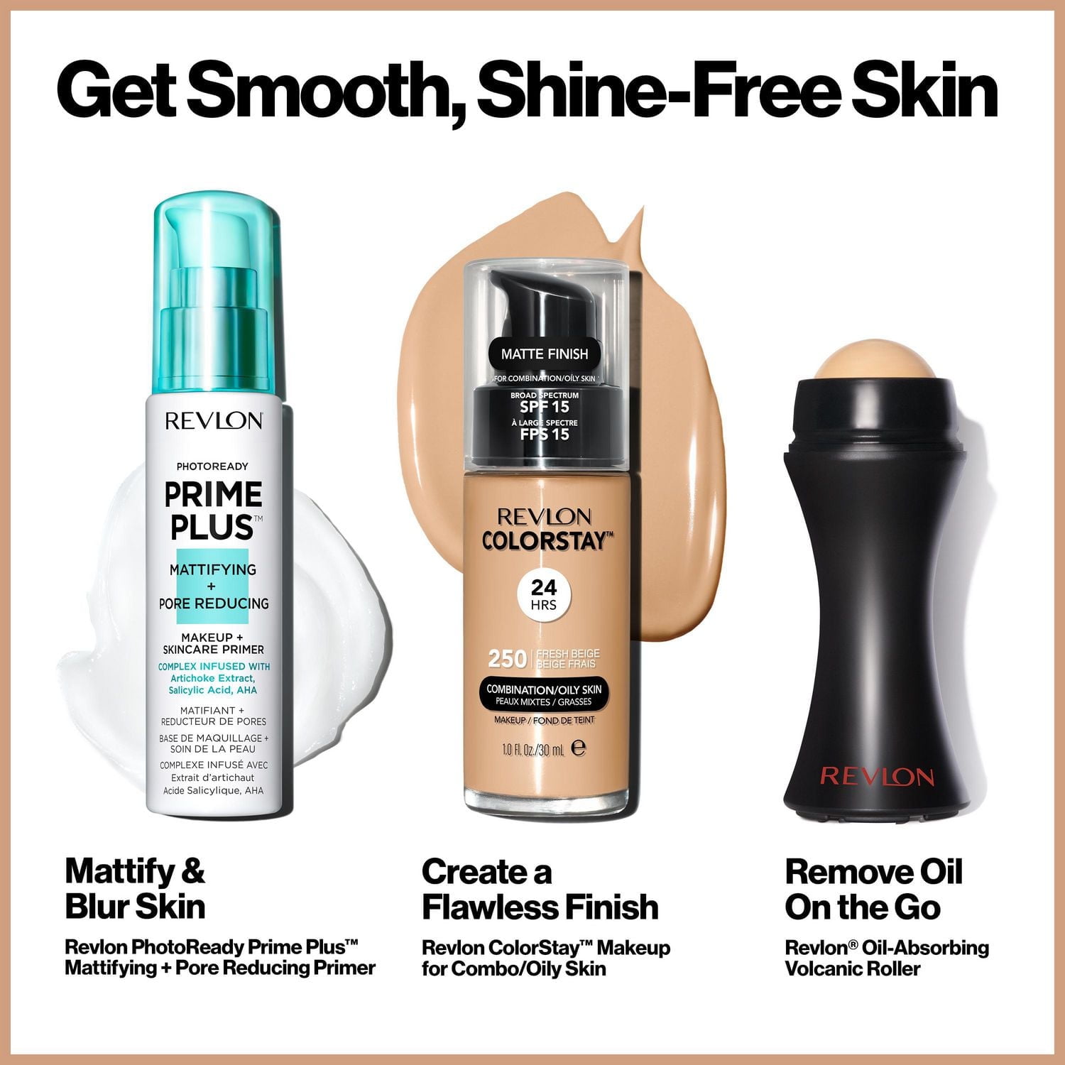 Fond de teint longue tenue Revlon Colorstay™ pour peaux mixtes à grasses, 30 ml