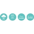 thumbnail image 2 of Darling Souvenir Candy&nbsp;Chocolate Labels 190 Pcs Retirement Party Theme&nbsp;Stickers-Light Blue, 2 of 2