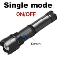thumbnail image 2 of Rechargeable Flashlight 1200 Lumen - Tactical Flashlight Single Mode LED with Battery and USB Cable - IPX5 Waterproof Zoomable Torch, 2 of 5