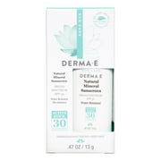 Derma E Natural Mineral Sunscreen SPF 30, 47 Oz