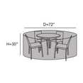 thumbnail image 2 of Covermates Outdoor Dining Set Cover - 72"DIA x 30"H, 300D Polyester, All-Weather, 2 of 8