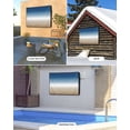 thumbnail image 2 of Outdoor TV Cover 70 to 75 Inch Weatherproof, Blue Khaki Retro Gradient Waterproof TV Screen Protector for Outside Decor with Zipper and Pocket 68"L x 42"H , Abstract Watercolor, 2 of 7