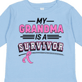 thumbnail image 4 of Inktastic My Grandma is a Survivor Breast Cancer Awareness Boys or Girls Long Sleeve Toddler T-Shirt, 4 of 5