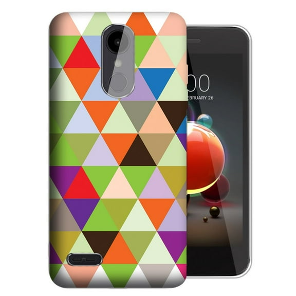 MUNDAZE LG Aristo 3 / 2 / Tribute Dynasty / Zone 4 Colorful Checkered Design TPU Gel Phone Case Cover