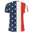 thumbnail image 4 of UVEASISHA Patriotic Shirts for Men,Mens 4th of July Tops 2024 July 4th Graphic Tees Teens Casual Short Sleeve Independence Day T-Shirt Fourth of July Muscle Workout Tops, 4 of 5