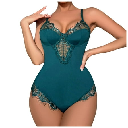Yuhangmm Women s Sexy Lace Edge Sexy Lingerie Tight Comfortable Romper And Corset Lingerie for Women
