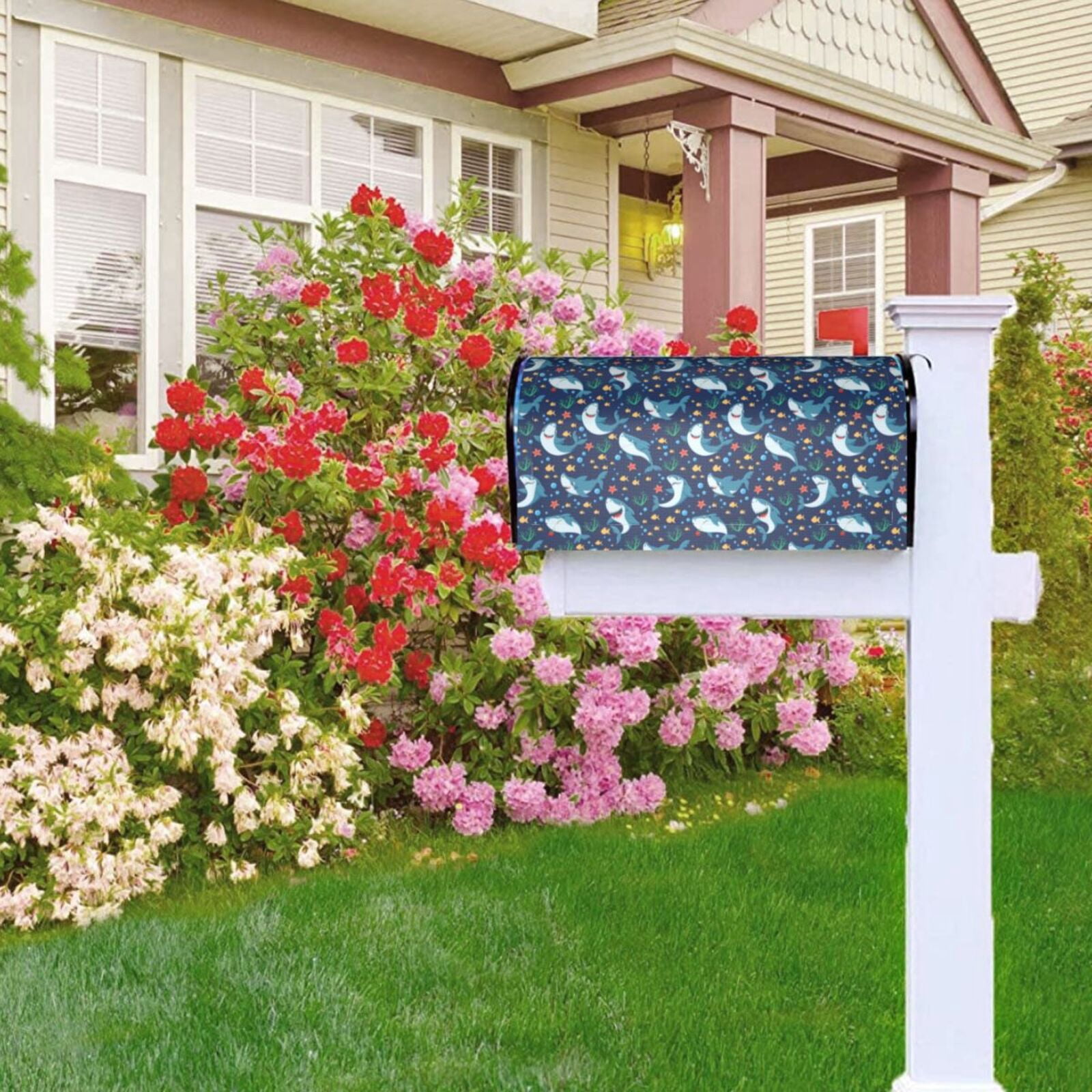 Kdxio Magnetic Mailbox Cover 21x18 in Mailbox Cover Outdoor Decoration Holiday Mailbox Covers for Home Garden Yard-21x18 in
