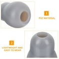 thumbnail image 5 of LITINKIMI Ear Bud Replacement Tip Stethoscope Ear Tips PVC Grey 4Pcs, 5 of 8