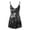 Gray, variant on IROINNID A-Line Dress For Women New Fashion Camisole Dress Butterfly Printed Vest Sleeveless V-Neck Short Dress