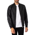 thumbnail image 2 of Jack & Jones Rocky Bomber Jacket, Black, 2 of 7
