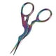 thumbnail image 2 of Tijeras profesionales portátiles de acero inoxidable para decoración de uñas, tijeras para recortar cejas, herramienta de manicura, tijeras con forma de pavo real, 2 of 10