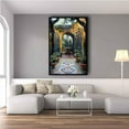 thumbnail image 4 of Hieng The third of a set of three Mexican Wall Art Colorful Mexican Doors Painting Canvas PRINT Traditional Hacienda Architecture Wall Decor, 4 of 6