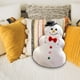 thumbnail image 4 of Cojines Con Forma De Muñeco De Nieve Navideño Cojín Decorativo De Invierno Cojín De Navidad Con Dibujo De Muñeco De Nieve Para El Salón, La Cama Y El Sofá De Invierno Cojines De Navidad, 4 of 5