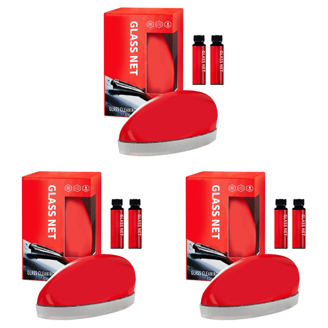 Removedor Película Aceite Vidrio para Coche Potente Limpiador Parabrisas 30ML (con 2 Recambios)
