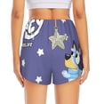 thumbnail image 2 of Lsque Bluey Printed Women's Running Shorts with Liner Pockets,Elastic Quick Dry Workout Athletic Gym Yoga Shorts,Womens High Waist Shorts-X-Large, 2 of 9