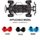 thumbnail image 5 of Bewildely 2 uds aleación de aluminio 1/10 montaje hexagonal de rueda para ARRMA SENTON 3S RC pieza de coche RC accesorios de coche piezas de Kits de construcción modelo Verde, 5 of 6
