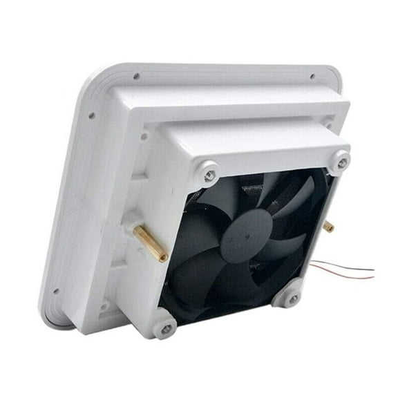 12V Exhaust Unidirectional Dustproof Exhaust Fan RV Caravan Van Motorhome Side Air Vent Ventilation Exhaust Fan ,Quiet and Water Resistant