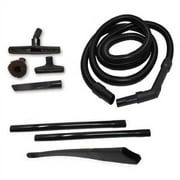 Universal Vacuum Attachment Kit - Compatible with Shark Lift-Away Upright Vacuum Models, Riccar, Simplicity, Panasonic, Sharp - Includes 12ft Extension Hose, 2 Wands, Floor Brush, Crevice Tools