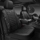 thumbnail image 2 of Fundas para asientos de coche CAR PASS con brillo y diamantes, negras de cuero, juego completo, 2 of 9