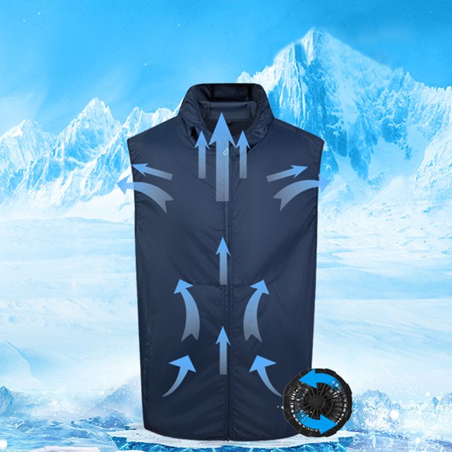 Ropa de aire con aire acondicionado para hombres para hombres chaleco enfriando ropa de senderismo para el chaleco de pesca de trabajo a alta temperatura
