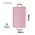 thumbnail image 2 of Comal Love Cook Rectangular Antiadherente Mármol Color  Rosa Claro, 2 of 6