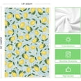 thumbnail image 6 of Blue Lemon Flower Floral Summer Kitchen Towels Dish Towels, 18x26 Inch Seasonal Spring Decoration Hand Towels Set of 2, 6 of 6