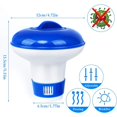 thumbnail image 2 of 2 Pieces Dosing Float Chlorine Dosing Float Swimming Pool Dispenser Automatic Chemical Float, 2 of 5