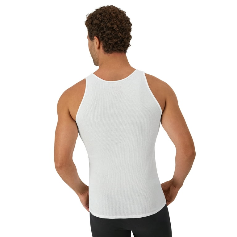 人気特価をすべて Tank White ComfortSoft Men's Hanes Undershirts, Value Super トップス