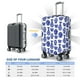 thumbnail image 4 of Balery Blue Vases Funda de equipaje, fundas para maletas, elástica, lavable, protector de maletas, compatible con maletas de 18 a 32 pulgadas-X-Large, 4 of 7