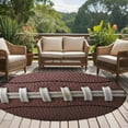 thumbnail image 5 of Rugby Texture Washable Area Rug&nbsp;5 ft Usa Sport Soft Round&nbsp;Rugs for Living Room, Non Slip Carpet for Bedroom&nbsp;Entryway Dining Room, 5 of 9