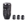 thumbnail image 2 of Car  Knob Gear Shifter Knobs With 3 Adapters Carbon Fiber Pattern  Handle Modification Accessories, 2 of 8