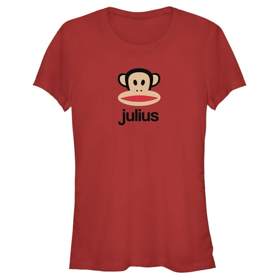 Junior's Paul Frank Classic Julius  Graphic Tee Red Large