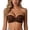 Brown, variant on Wireless Strapless Bra Front Closure Push Up Padded Non Slip Tube Seamless Bra for Women(Black-XL)