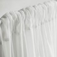 thumbnail image 2 of Panneau de Rideau en Voile Transparent Blanc Ignifuge 10 Pieds - Collection Premium, 2 of 6